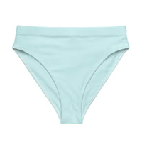 MIAMI ECO HIGH WAISTED BIKINI BOTTOM | POWDER BLUE - PINKCOLADA