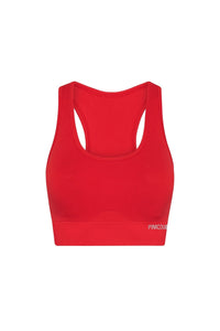 PINKFLEX SEAMLESS CROP TOP - CORAL RED - PINKCOLADA