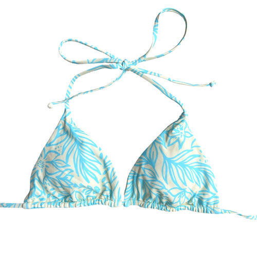 SICILY BIKINI TOP - BANANA PALMS - PINKCOLADA