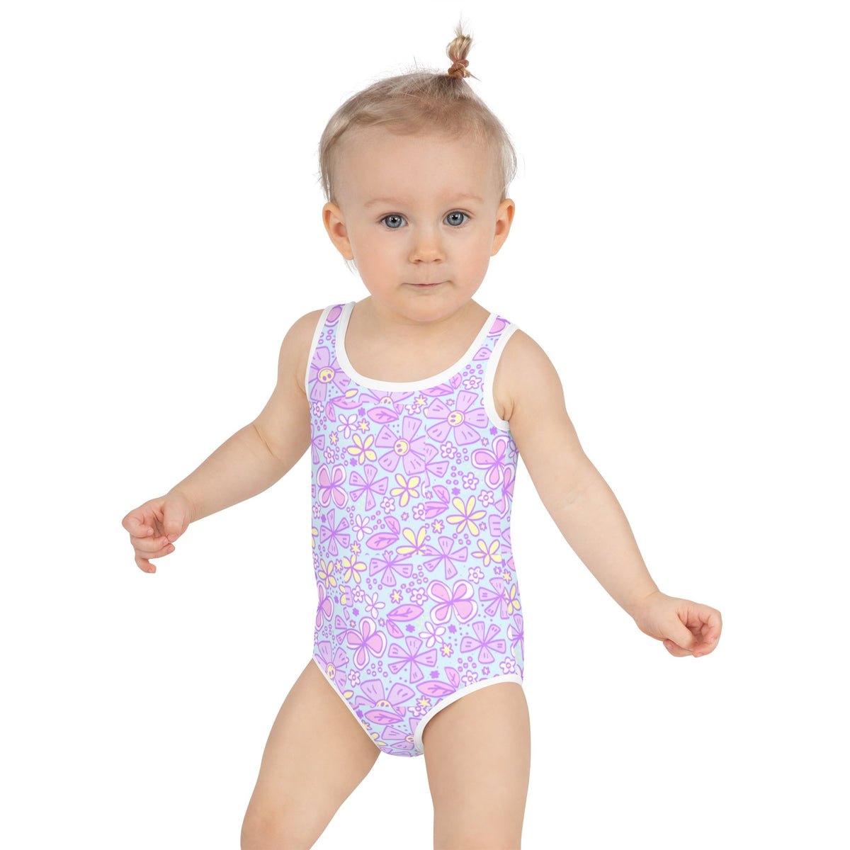 SOFIA KIDS SWIMSUIT | BLOOM WONDERLAND - PINKCOLADA