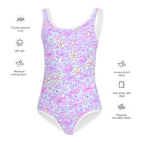 SOFIA KIDS SWIMSUIT | BLOOM WONDERLAND - PINKCOLADA