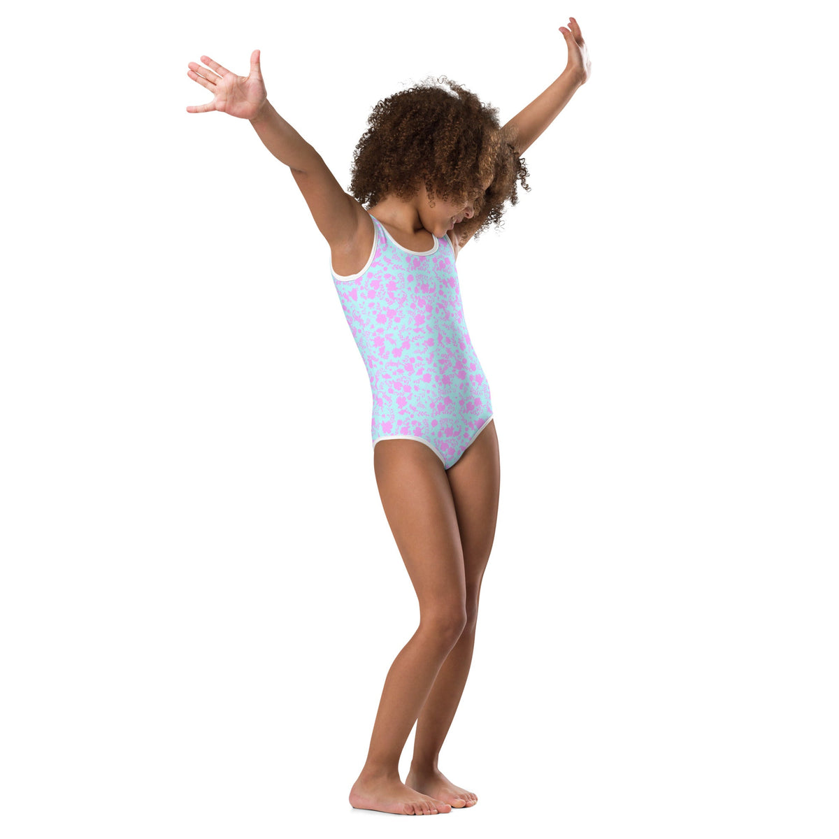 SOFIA KIDS SWIMSUIT | OHRID GARDEN - PINKCOLADA