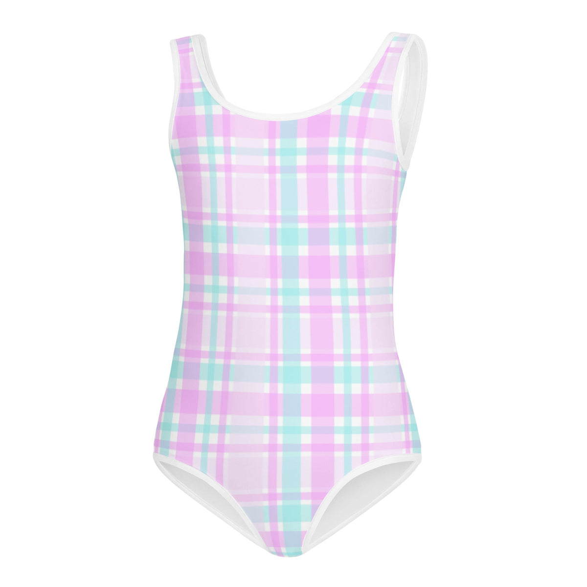 SOFIA KIDS SWIMSUIT | PINK PLAIDS - PINKCOLADA