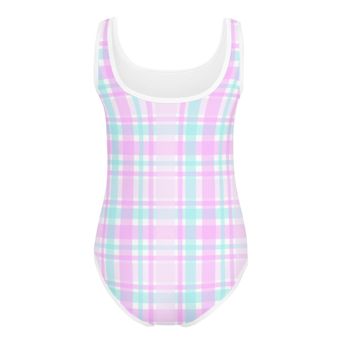 SOFIA KIDS SWIMSUIT | PINK PLAIDS - PINKCOLADA