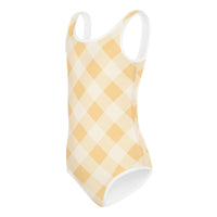 SOFIA KIDS SWIMSUIT | SUNRISE GINGHAM - PINKCOLADA