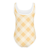 SOFIA KIDS SWIMSUIT | SUNRISE GINGHAM - PINKCOLADA