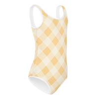 SOFIA KIDS SWIMSUIT | SUNRISE GINGHAM - PINKCOLADA