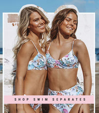TROPEZ BIKINI TOP IN FLORENCE - PINKCOLADA
