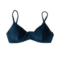 TROPEZ BIKINI TOP IN MIDNIGHT TEAL - PINKCOLADA