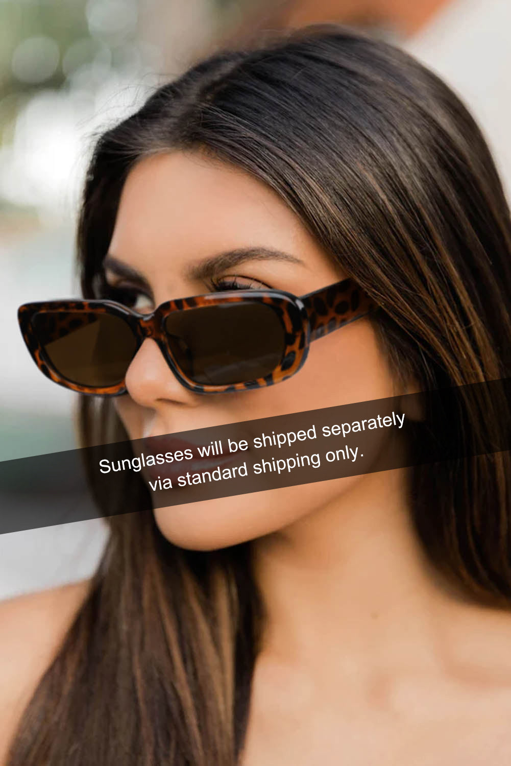 Leopard Tortoiseshell PC Frame Punk Sunglasses