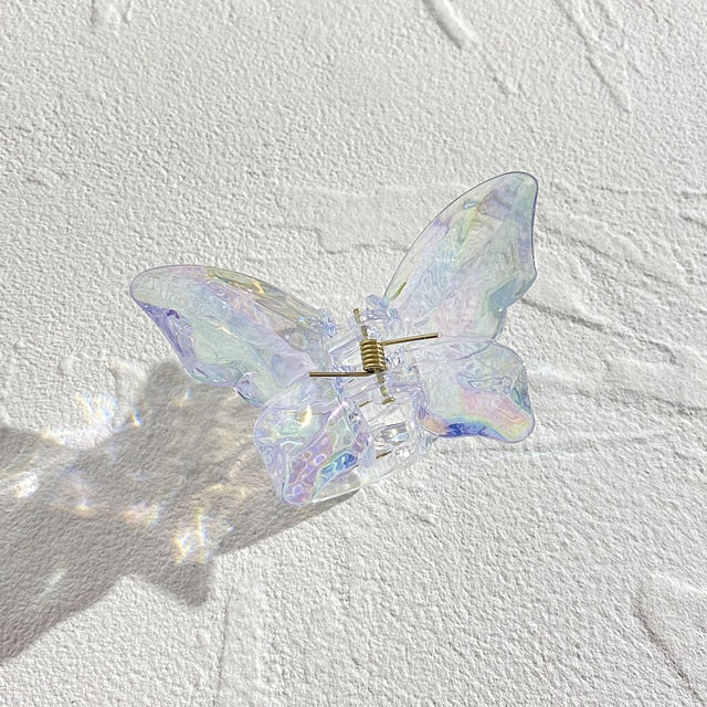 HAIR CLAW CLIP - PEARL BUTTERFLY