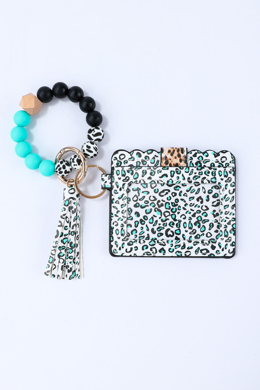 Green Fashion Card Bag Bracelet Key Ring