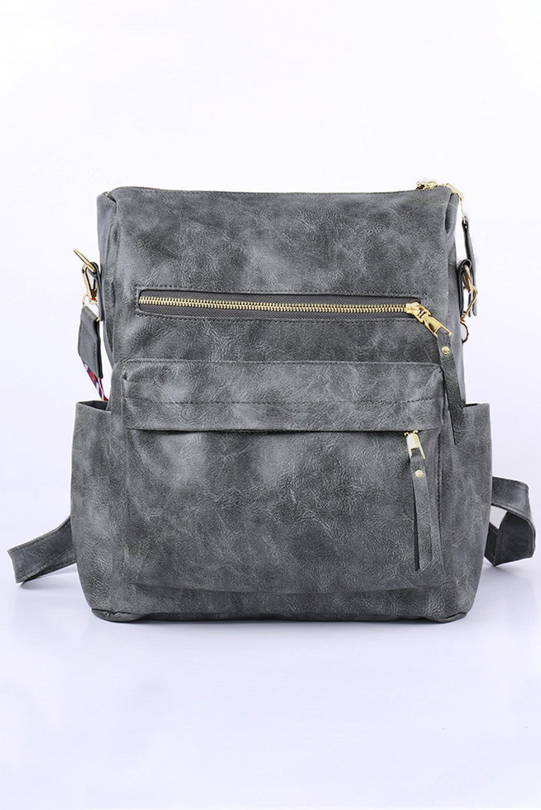 Black Casual Versatile Backpack