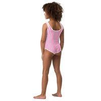 SOFIA KIDS SWIMSUIT - PINK STRIPES