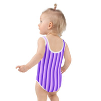 SOFIA KIDS SWIMSUIT - PURPLE STRIPES