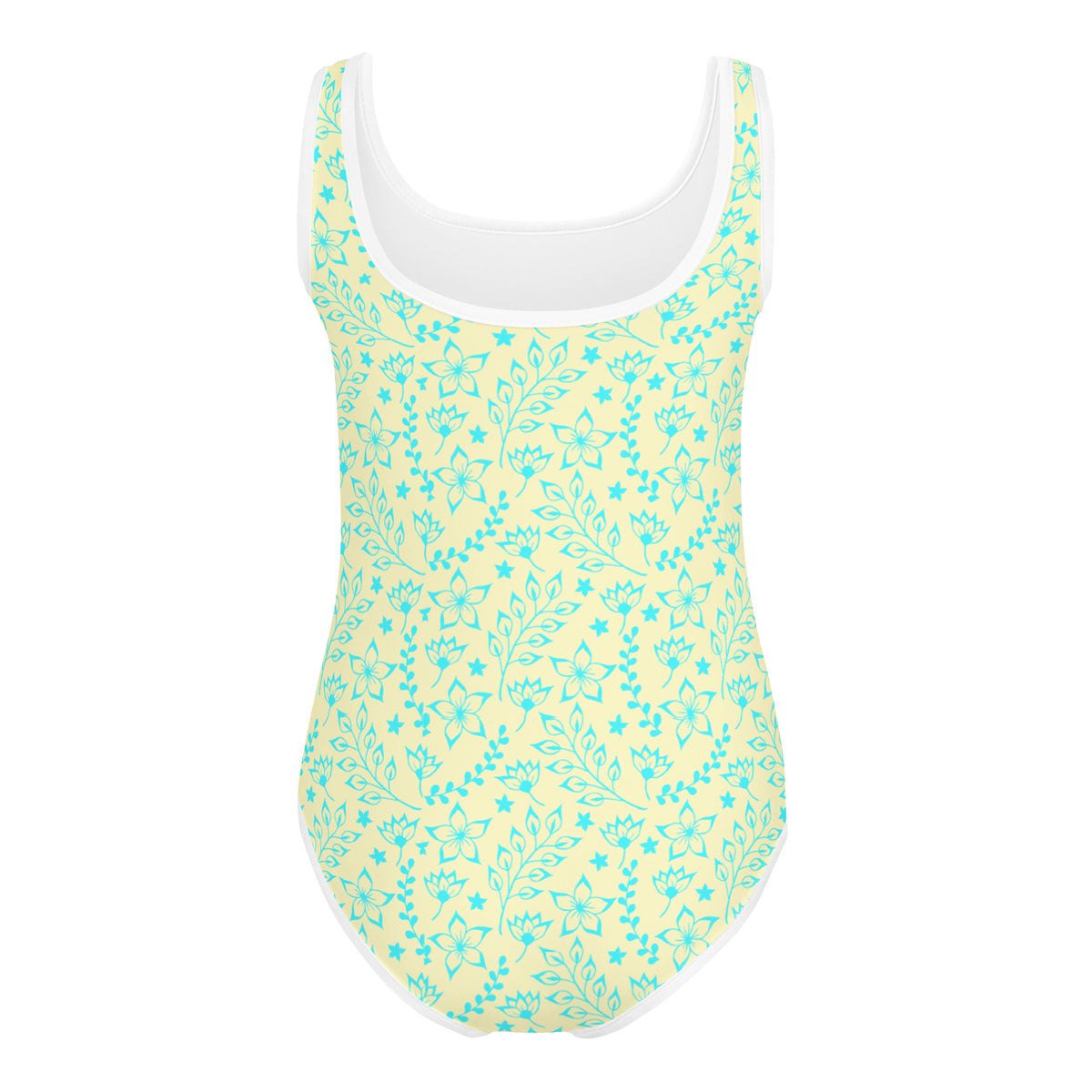 SOFIA KIDS SWIMSUIT - GARDEN PARTY SKY BLUE FLORALS