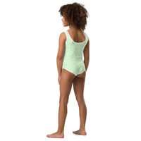 SOFIA KIDS SWIMSUIT - GARDEN PARTY SKY BLUE FLORALS