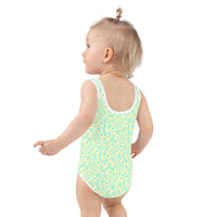 SOFIA KIDS SWIMSUIT - GARDEN PARTY SKY BLUE FLORALS