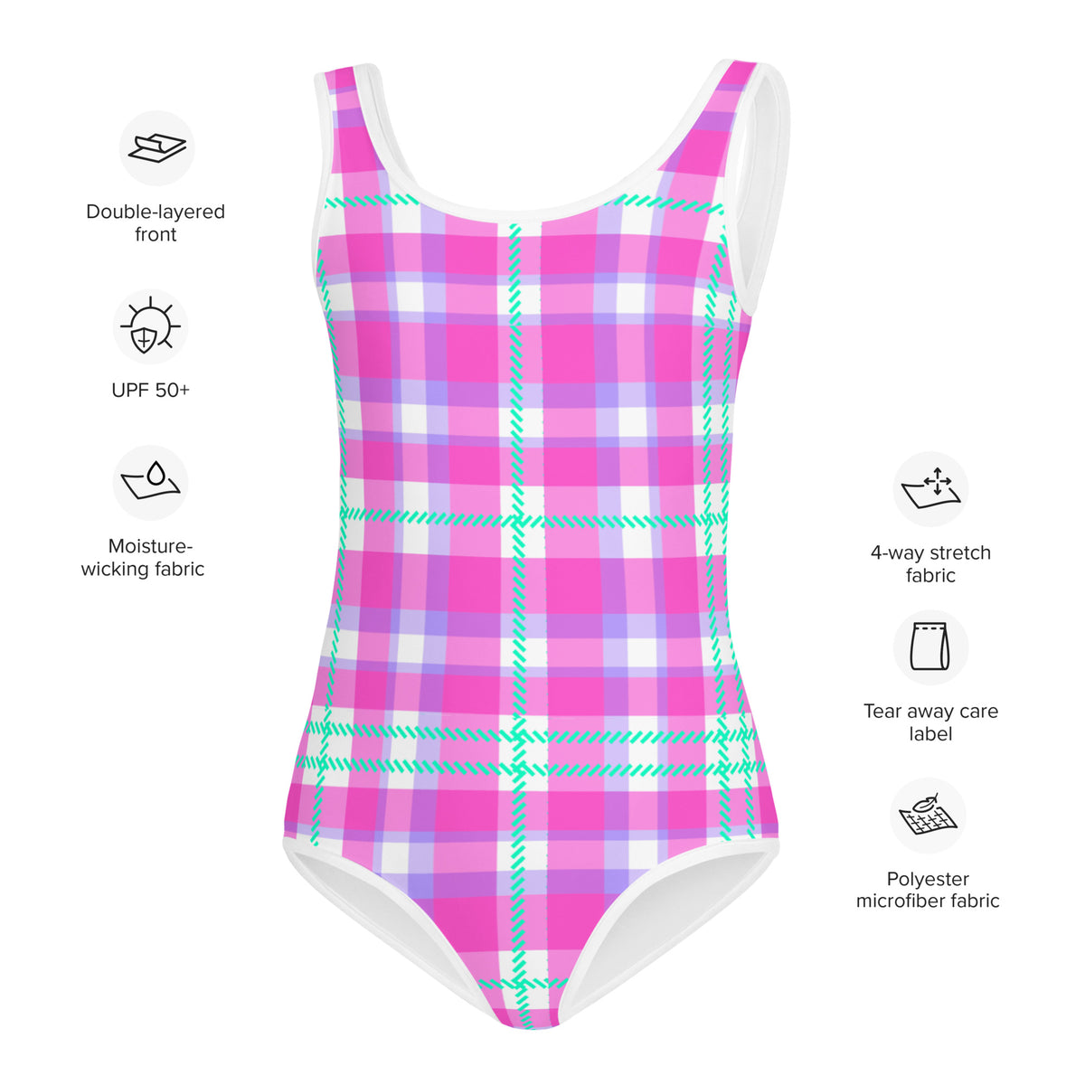 SOFIA KIDS SWIMSUIT - RETROCHECKI