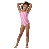 SOFIA KIDS SWIMSUIT - PINK STRIPES