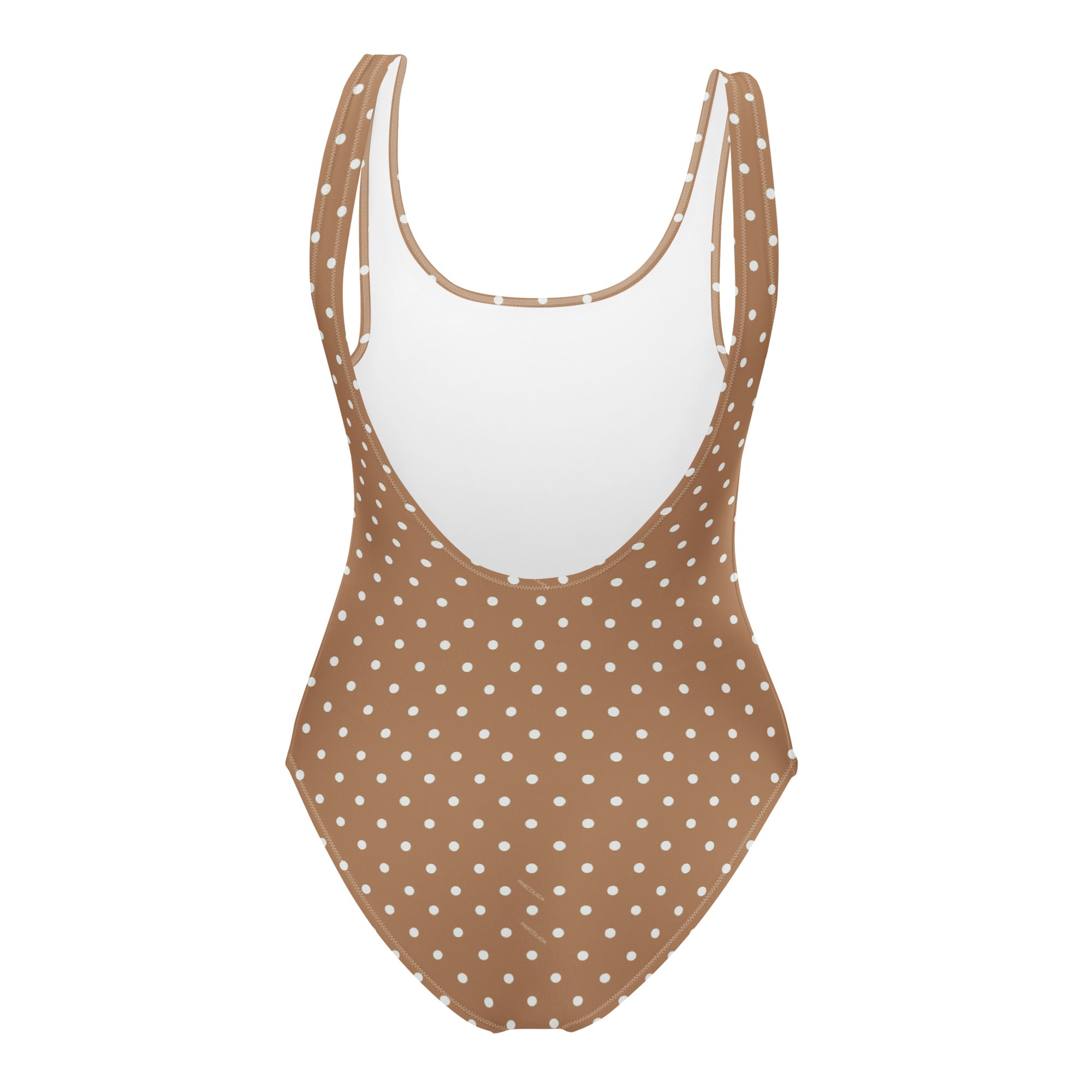 FLORIDA ECO ONE PIECE SWIMSUIT - BROWN POLKA DOTS – PINKCOLADA