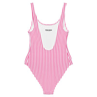 FLORIDA ECO ONE PIECE SWIMSUIT - PINK STRIPES