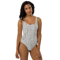 FLORIDA ECO ONE PIECE SWIMSUIT - WHITE LEOPARD