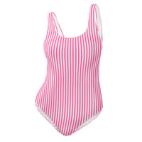 FLORIDA ECO ONE PIECE SWIMSUIT - PINK STRIPES