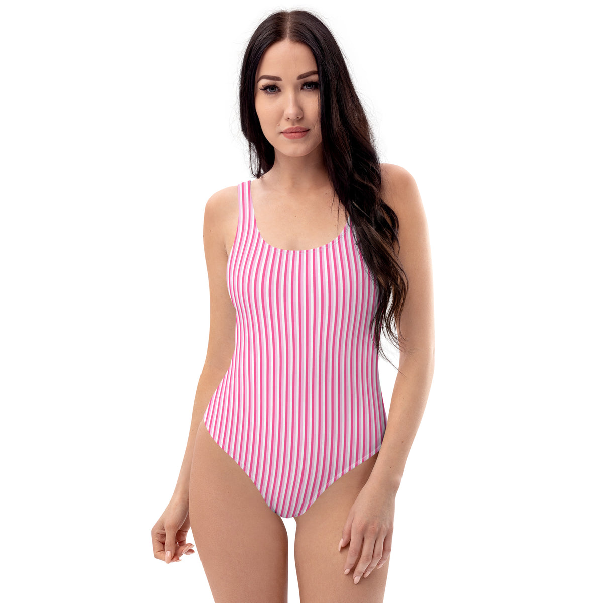 FLORIDA ECO ONE PIECE SWIMSUIT - PINK STRIPES