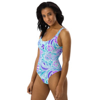 FLORIDA ECO ONE PIECE SWIMSUIT - NARNIANA PURPLE FLORALS