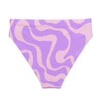 MIAMI ECO HIGH WAISTED BIKINI BOTTOM | PINK SWIRL