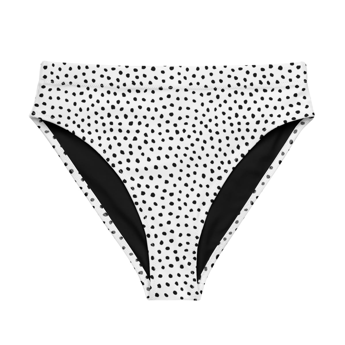 MIAMI ECO HIGH WAISTED BIKINI BOTTOM - ECO BELO TOCHKI