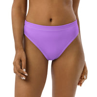 MIAMI ECO HIGH WAISTED BIKINI BOTTOM - CANDY PURPLE