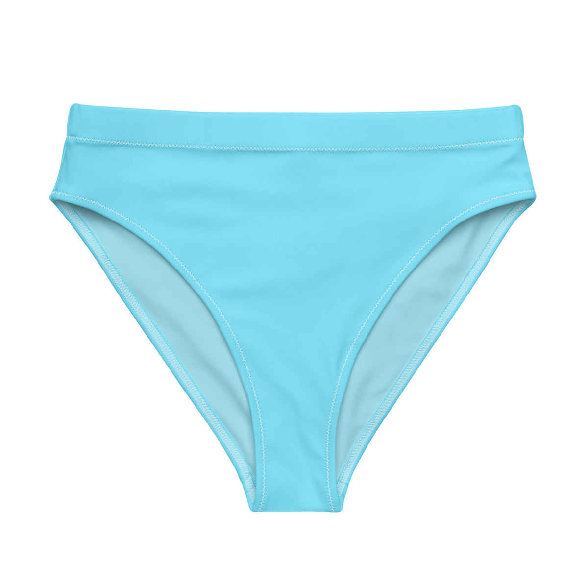 MIAMI ECO HIGH WAISTED BIKINI BOTTOM - CANDY BLUE