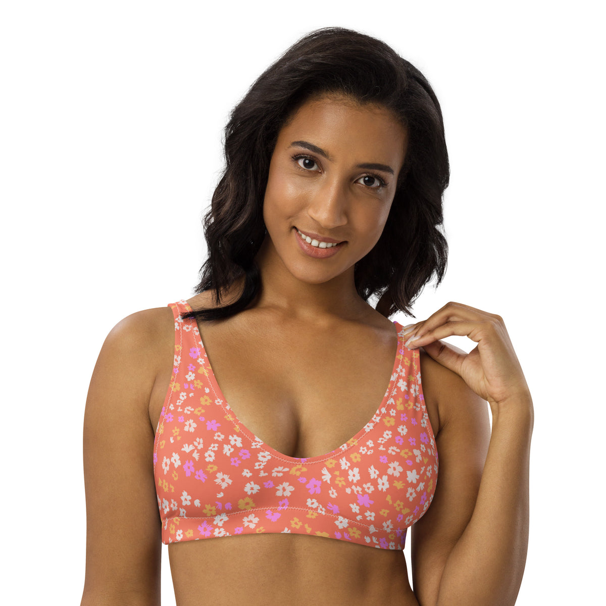 BELLA ECO PADDED BIKINI TOP | ORANGE COLADA ECO