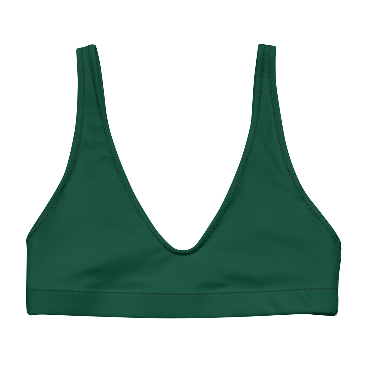 BELLA ECO PADDED BIKINI TOP | EMERALD GREEN