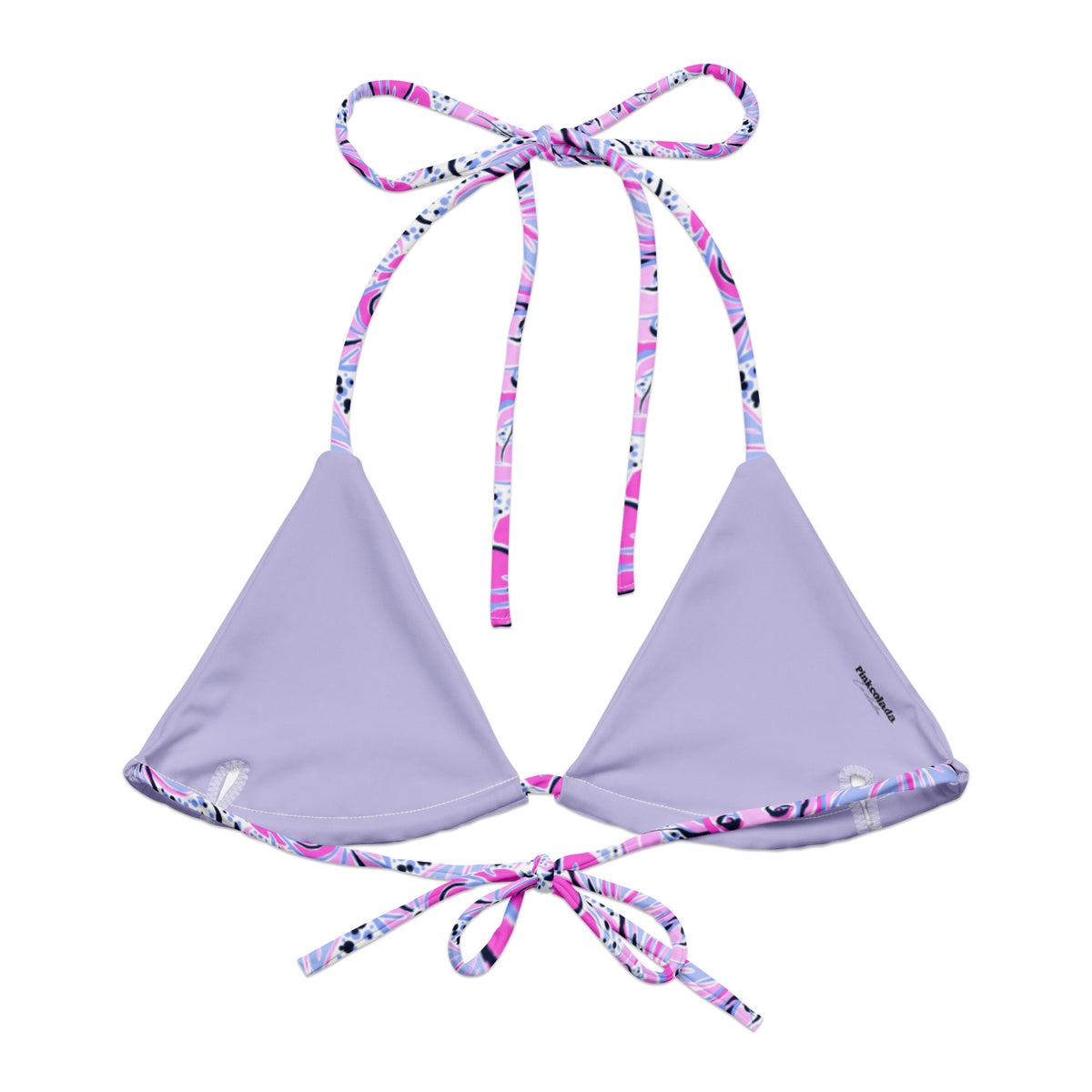 Light Purple String Bralette Top