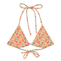 TRIANGLE STRING BIKINI TOP ECO - TEXAS FLORALS