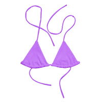 TRIANGLE STRING BIKINI TOP ECO - CANDY PURPLE