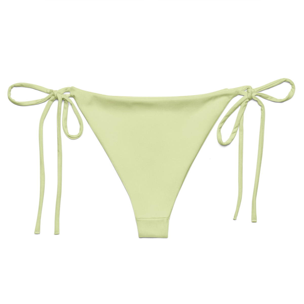 STRING BIKINI BOTTOM ECO - PASTEL LIME