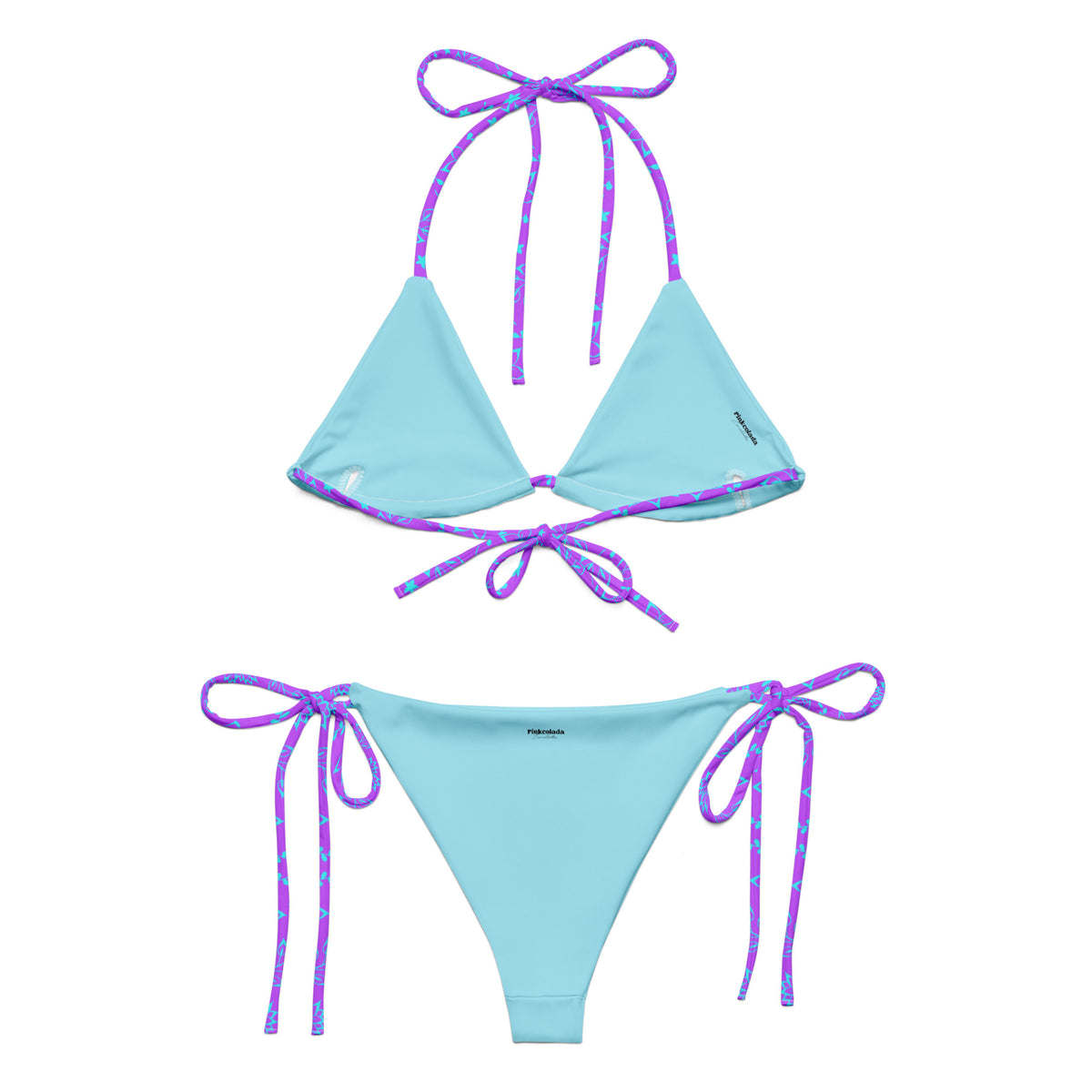 ColieCo Lingerie on X: SPACE theme bikini set - strappy longline