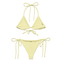 STRING BIKINI SET ECO - PINKCOLADA BUTTER YELLOW