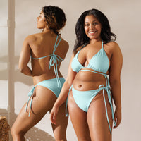 STRING BIKINI SET ECO - POWDER BLUE