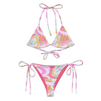 STRING BIKINI SET ECO - PINK DELICA