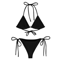 STRING BIKINI SET ECO - BLACK