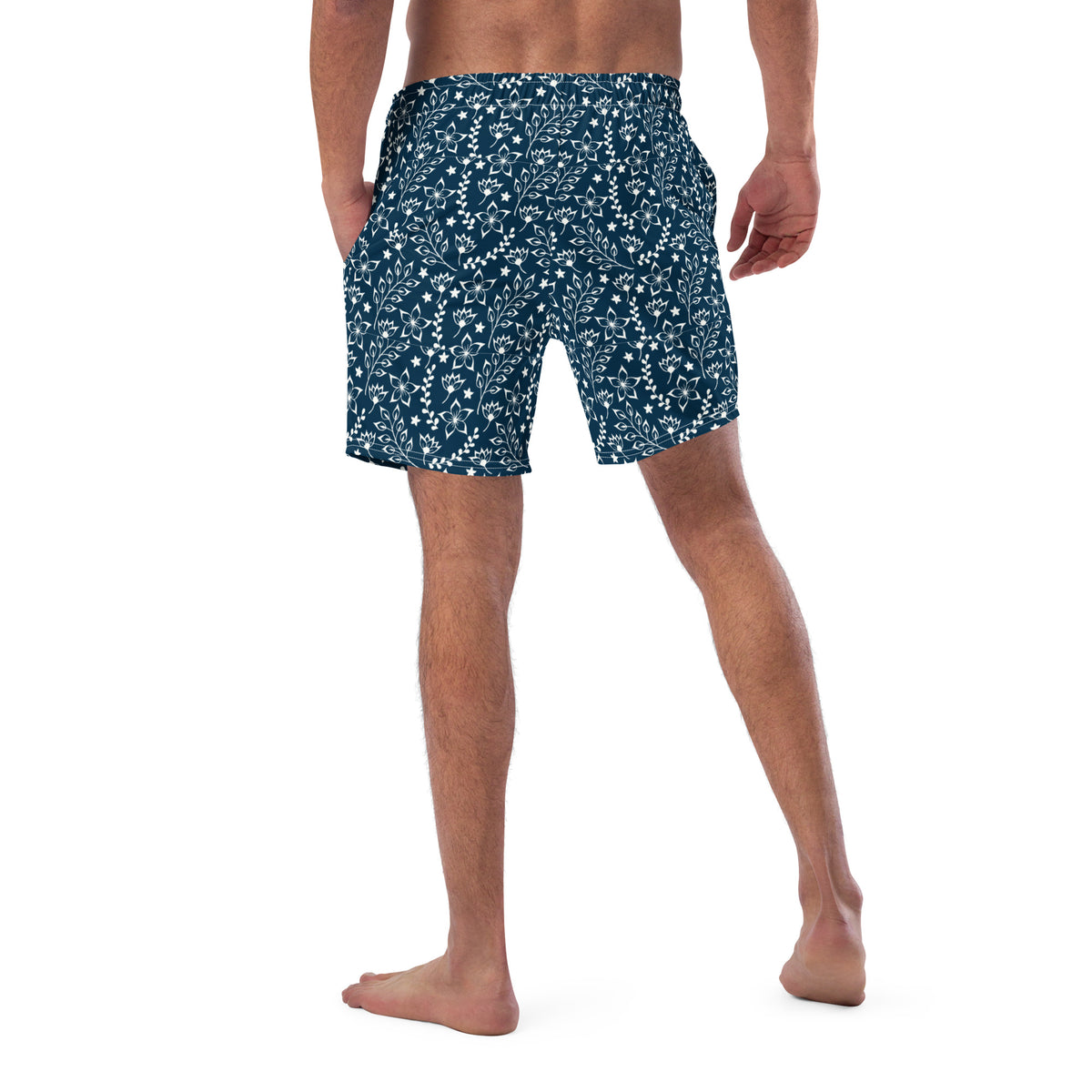 ECO MEN'S SWIM SHORTS | GARDEN PARTY DARK NAVY