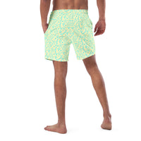 ECO MEN'S SWIM SHORTS | GARDEN PARTY SKY BLUE FLORALS