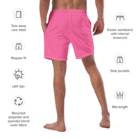 ECO MEN'S SWIM SHORTS - ROSE PINK