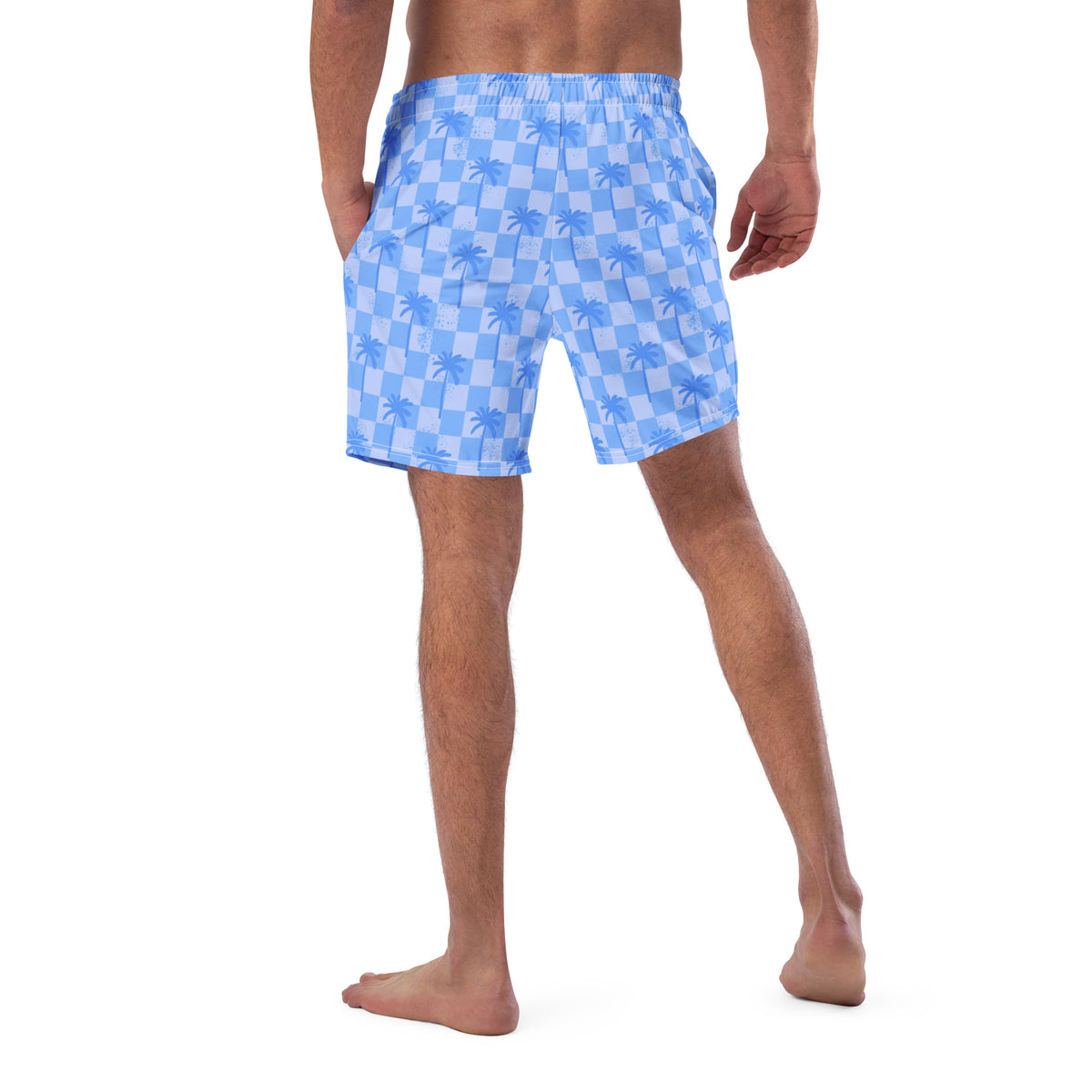 ECO MEN'S SWIM SHORTS - BLUE JORDY PALMS