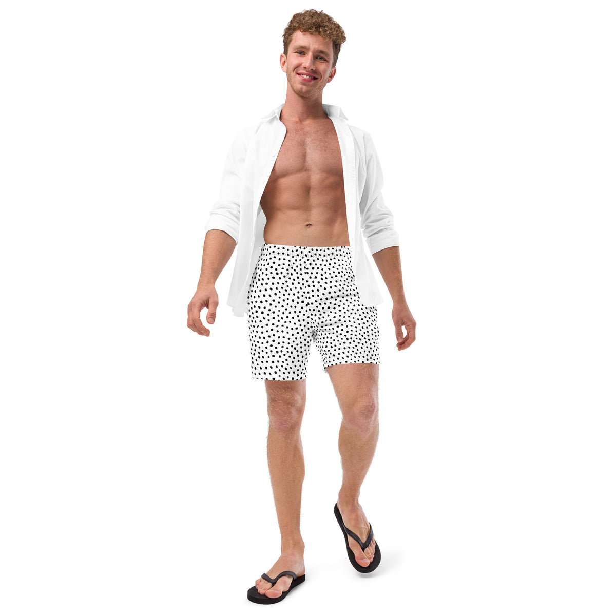 ECO MEN'S SWIM SHORTS | ECO BELO TOCHKI